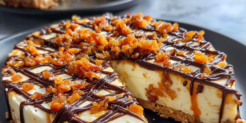 Bacon Caramel Chocolate Cheesecake