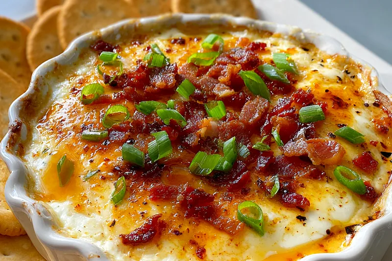 Cooking process for Bacon Gouda Cheese Dip