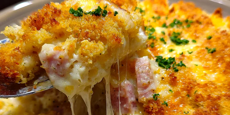Baked Ham Cheese Casserole