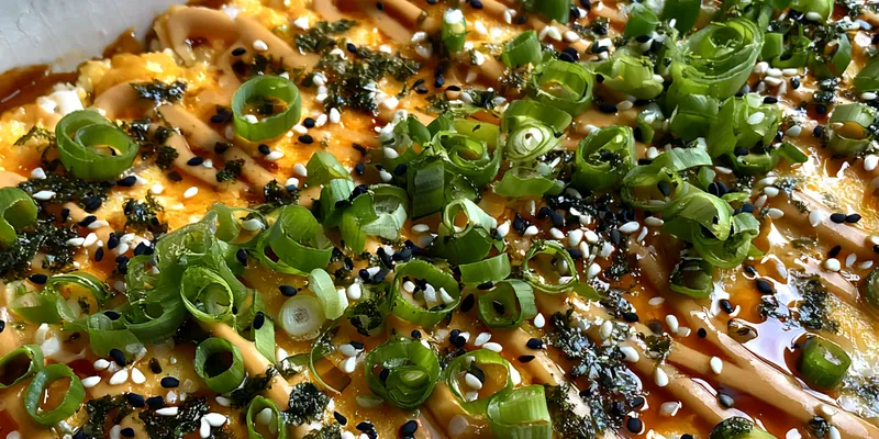 Baked Salmon Sushi Casserole