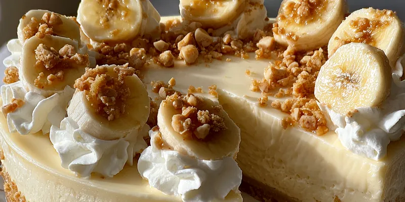 Banana Cream Cheesecake Delight