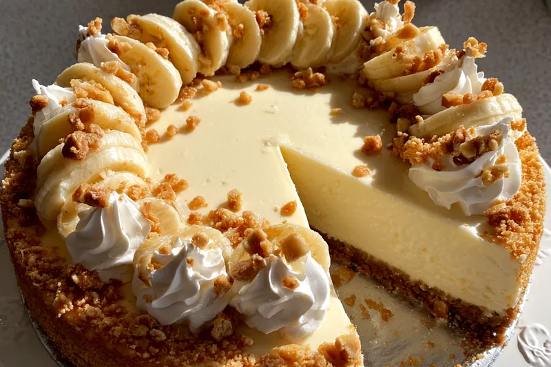 Fresh ingredients for Banana Cream Cheesecake Delight