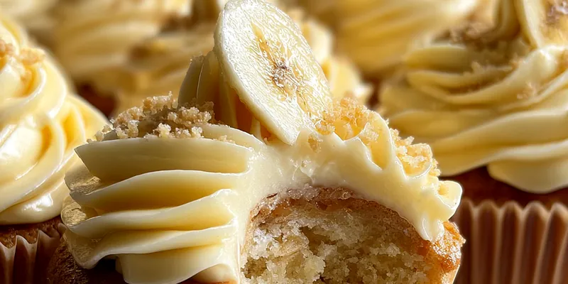 Banana Cream Cupcakes Delight