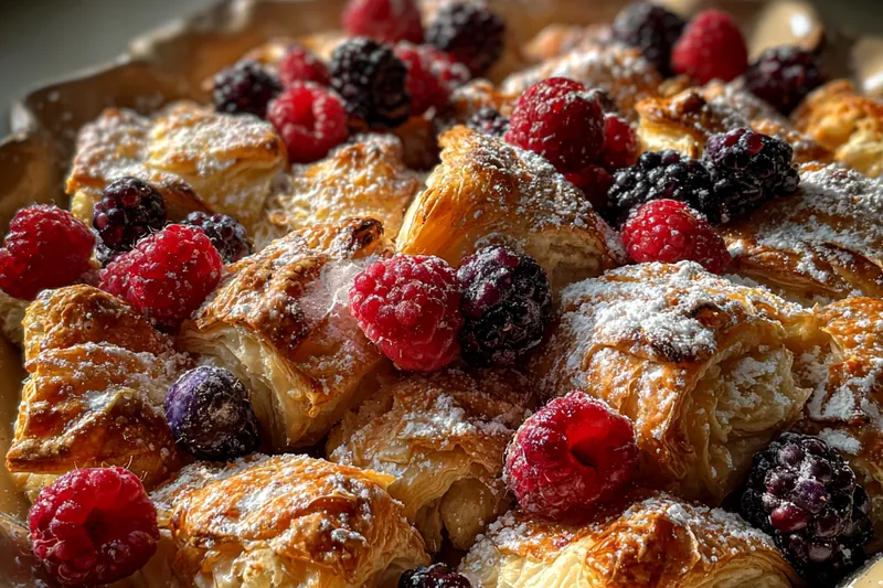 Cooking process for Berry Pastry Delight