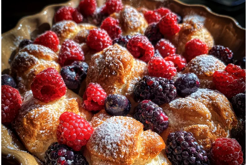Fresh ingredients for Berry Pastry Delight