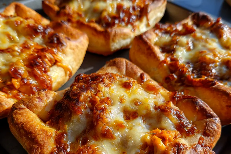 Fresh ingredients for Buffalo Chicken Cheese Pockets