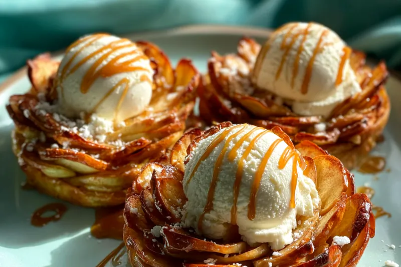 Fresh ingredients for Caramel Apple Bloom Delight