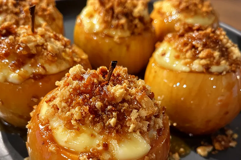 Fresh ingredients for Caramel Apple Cheesecake Delight