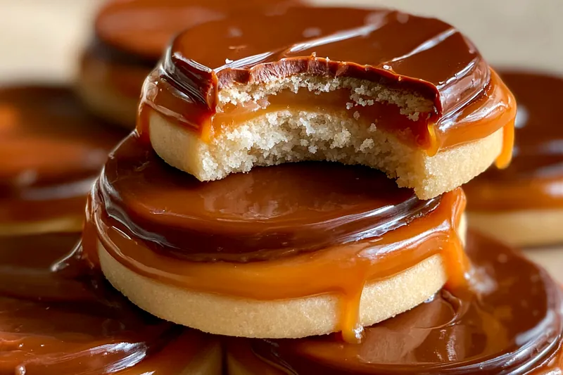 Cooking process for Caramel Chocolate Stack Cookies