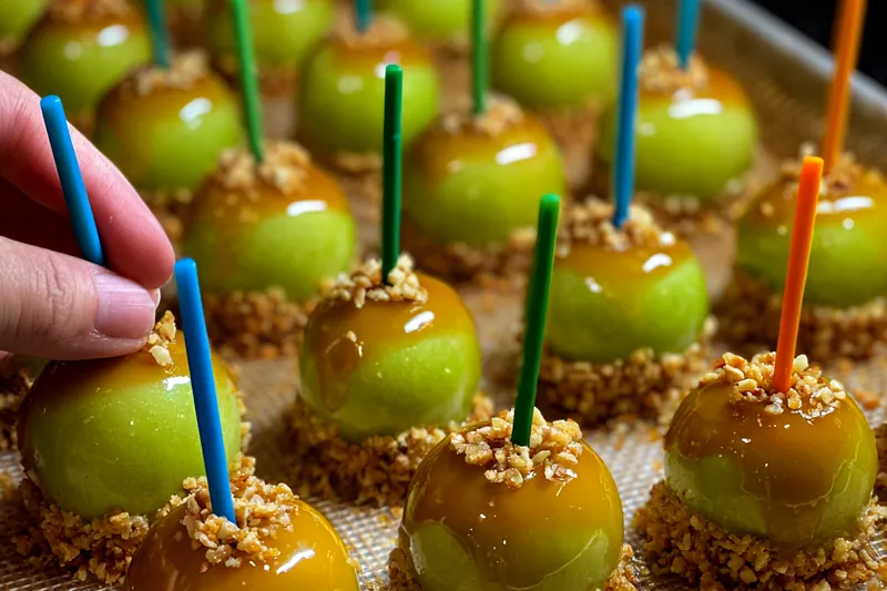 Fresh ingredients for Caramel Nut Grapes