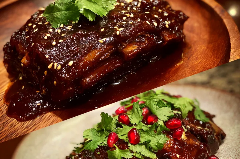 Fresh ingredients for Caramelized Asian Beef Ribs