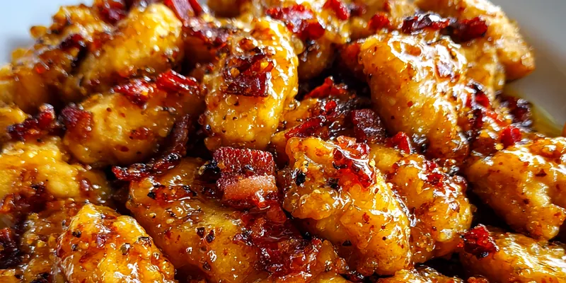 Caramelized Bacon Glazed Chicken