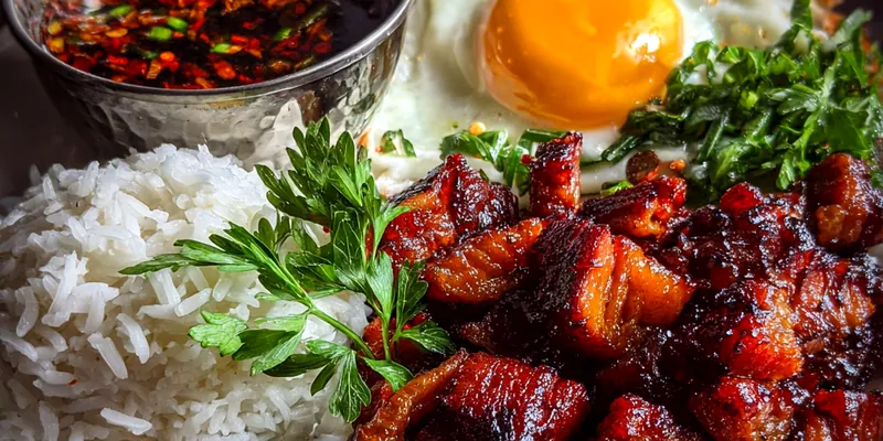 Caramelized Pork with Rice
