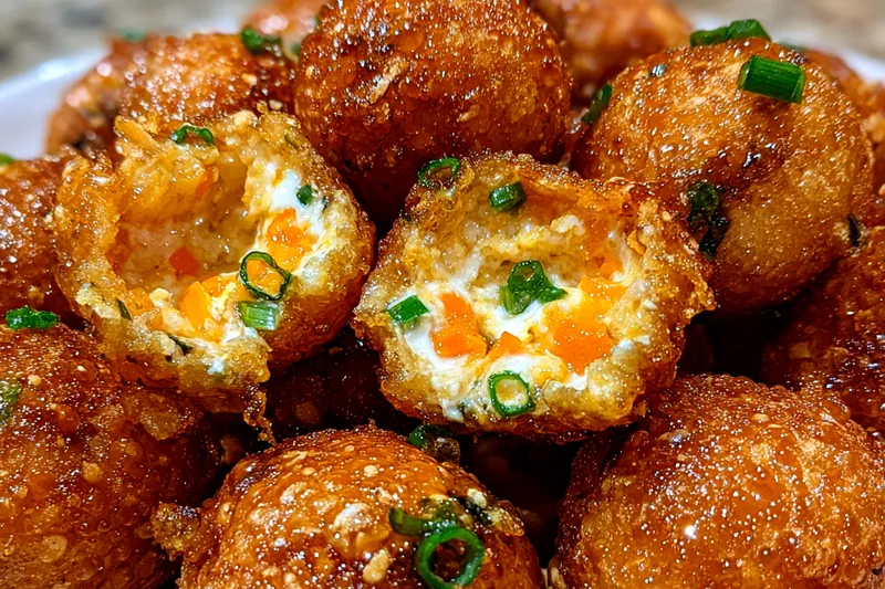 Cooking process for Cheesy Crab Bites Delight