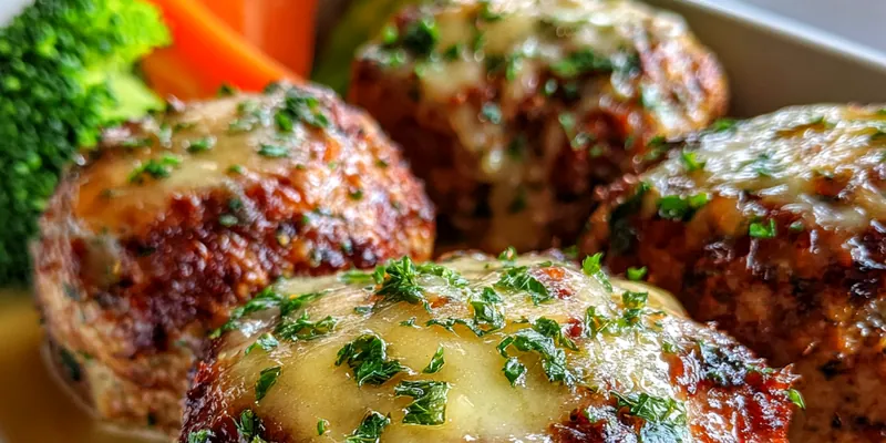 Cheesy Garlic Chicken Loaves