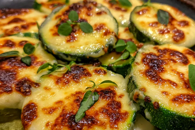 Fresh ingredients for Cheesy Garlic Zucchini Bites