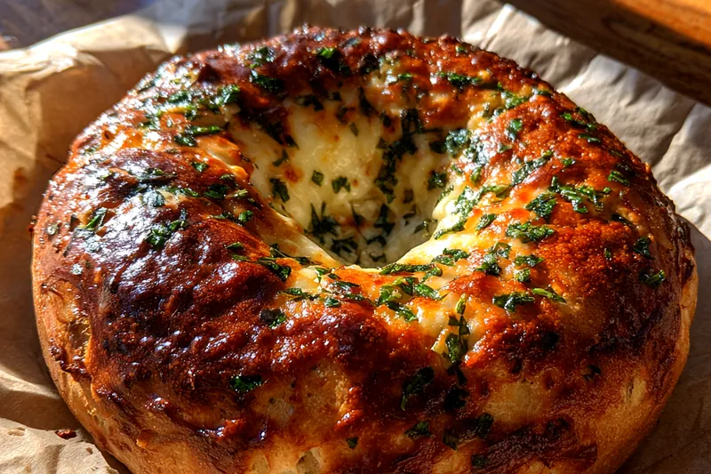 Cooking process for Cheesy Herb Bread