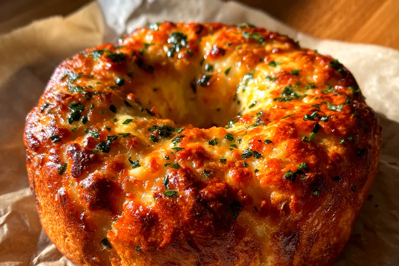 Fresh ingredients for Cheesy Herb Bread