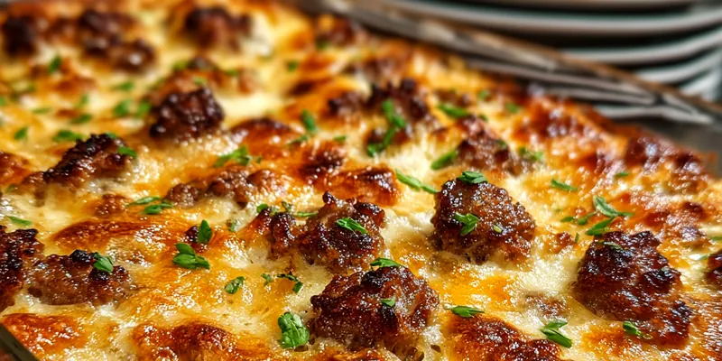Cheesy Sausage Breakfast Bake