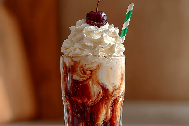 Fresh ingredients for Cherry Cream Soda Delight