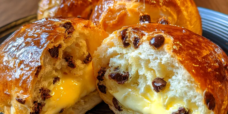 Chocolate Chip Custard Brioche