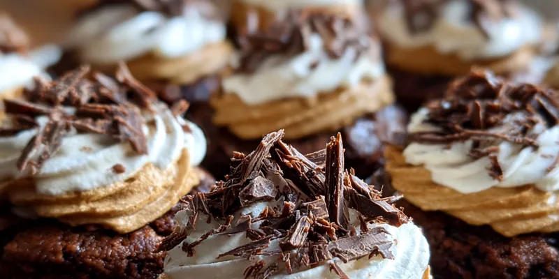 Chocolate Frosted Delight Cookies