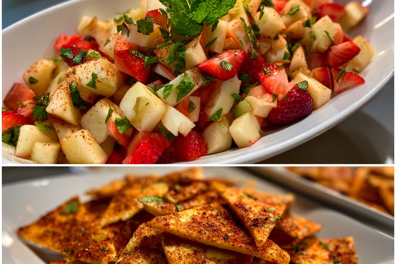 Cooking process for Cinnamon Apple Salsa Delight