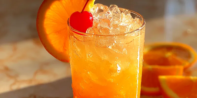 Citrus Cherry Amaretto Cocktail