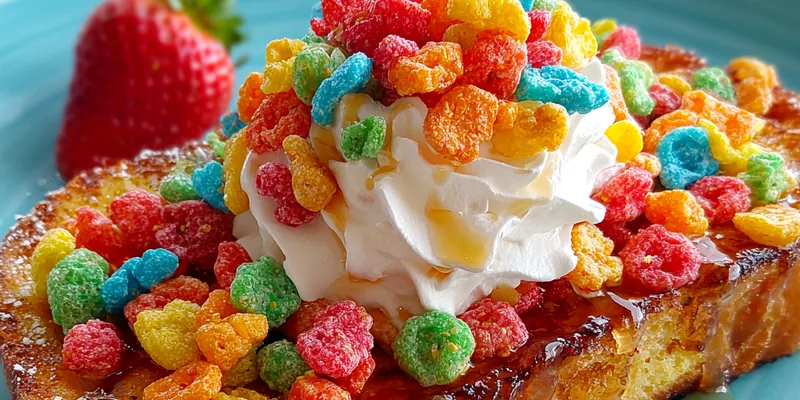 Colorful Cereal French Toast