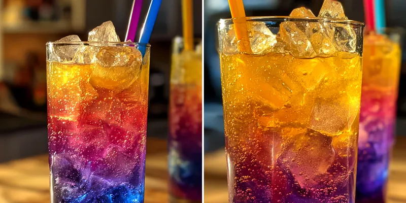 Colorful Layered Sodas