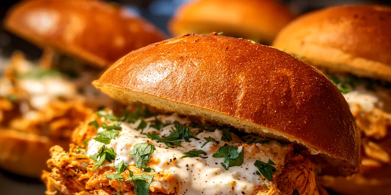 Creamy Chicken Sandwiches