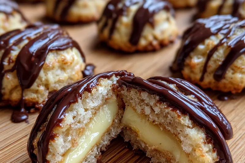 Cooking process for Creamy Chocolate Filled Cookies