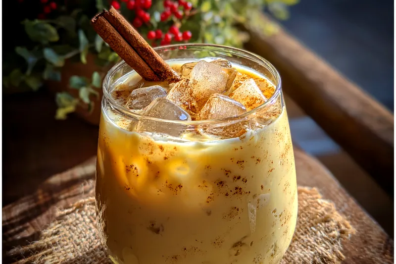 Cooking process for Creamy Cinnamon Cocktail