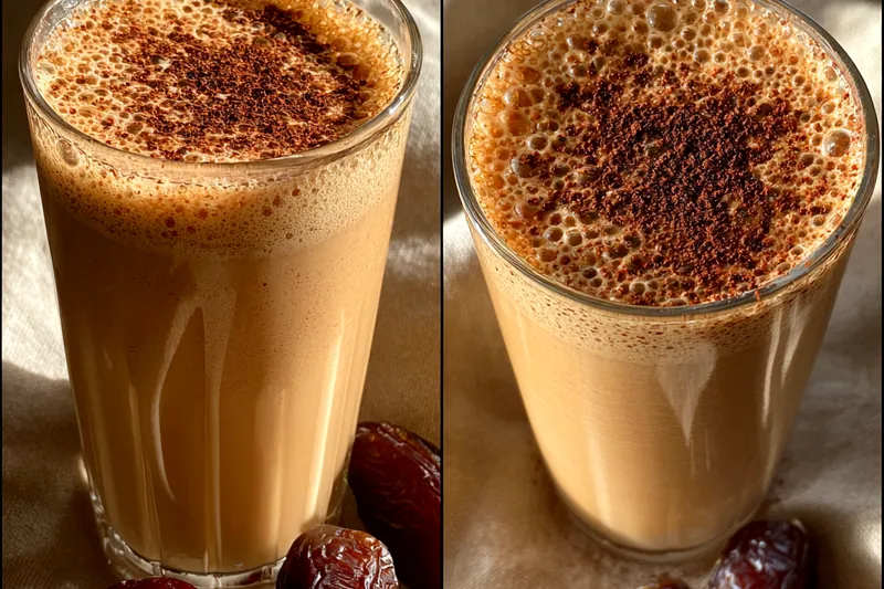 Cooking process for Creamy Date Coffee Shake