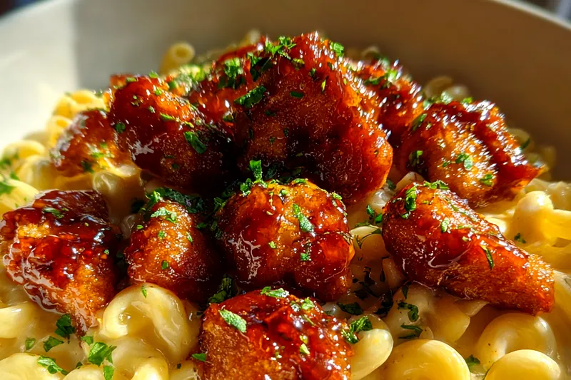 Cooking process for Creamy Honey Pepper Chicken Pasta