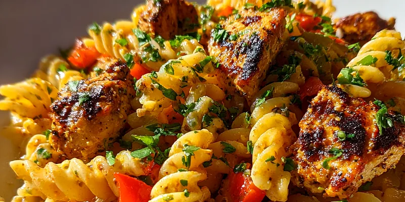 Creamy Jerk Chicken Pasta