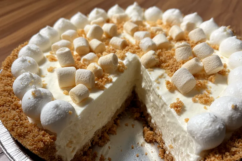 Cooking process for Creamy Marshmallow Cheesecake