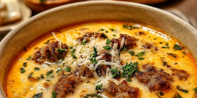 Creamy Parmesan Sausage Soup