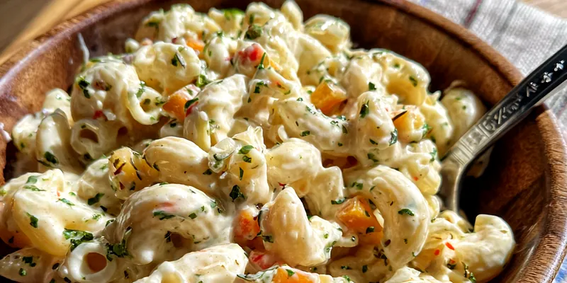 Creamy Pepper Macaroni Salad