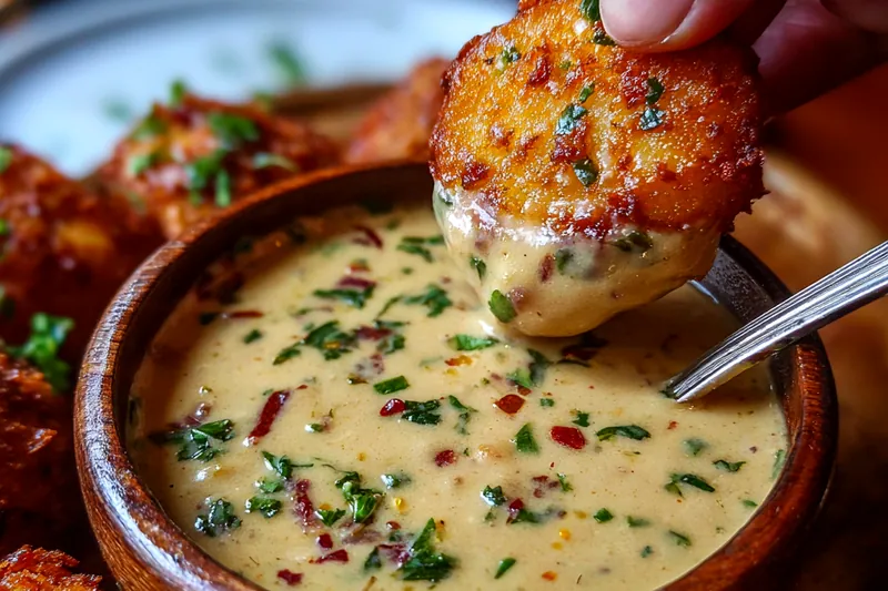 Fresh ingredients for Creamy Southern Dipping Sauce