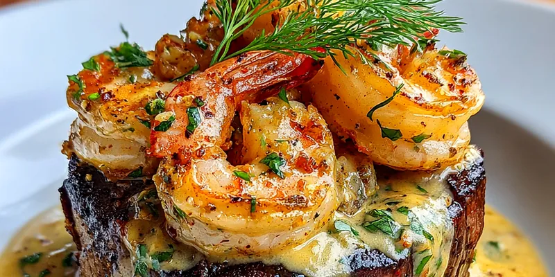Creamy Surf and Turf Delight