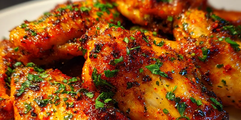 Crispy Cajun Garlic Wings