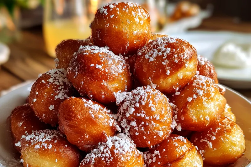 Cooking process for Crispy Carnival Funnel Bites