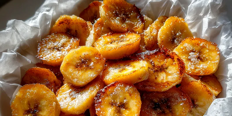 Crispy Cinnamon Banana Chips