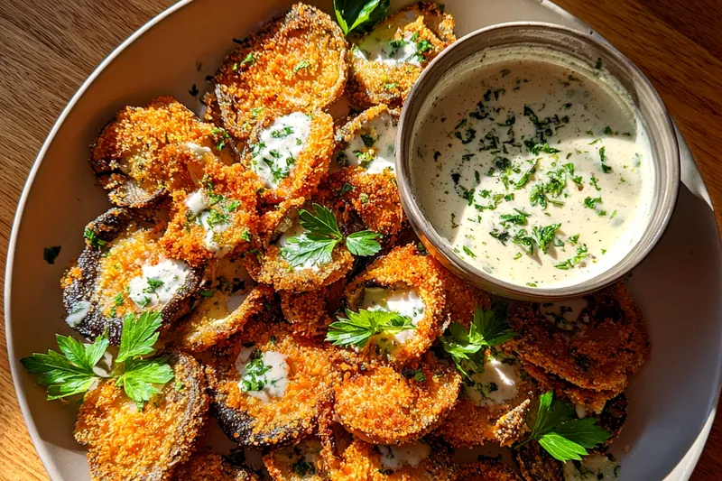 Cooking process for Crispy Fried Mushrooms