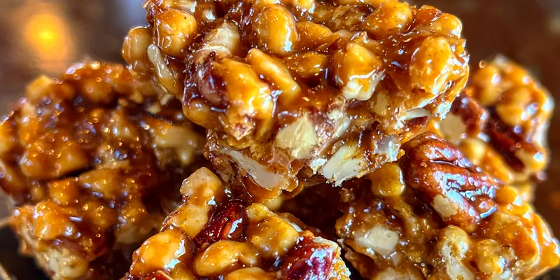 Crunchy Glazed Pecan Bites