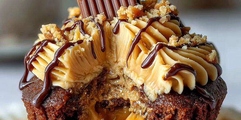 Decadent Caramel Chocolate Cupcakes