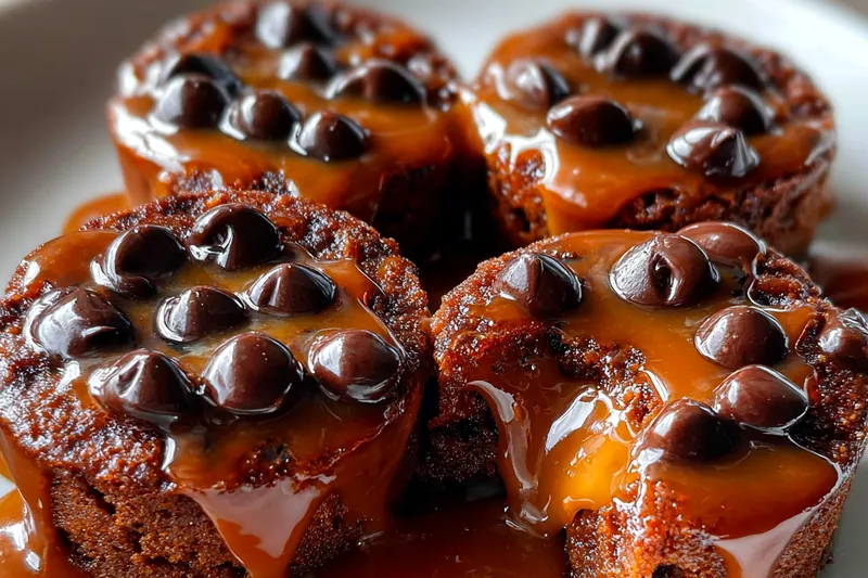 Cooking process for Decadent Chocolate Caramel Bombs