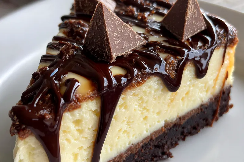 Cooking process for Decadent Chocolate Cheesecake