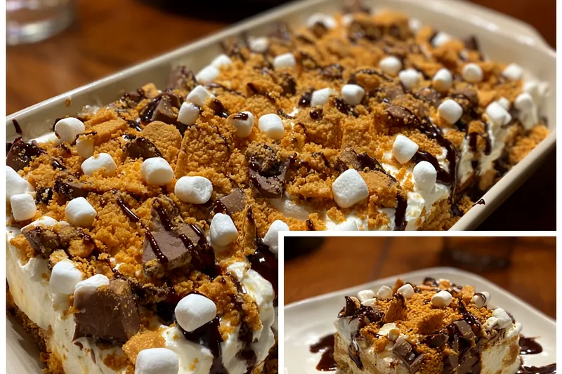 Cooking process for Decadent Chocolate Layered Dessert